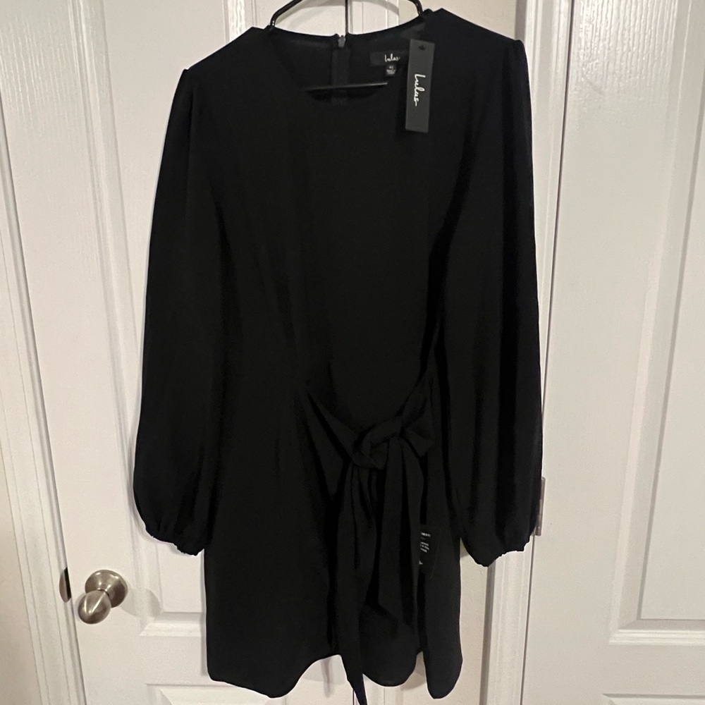 Lulus Black Long Sleeve Dress